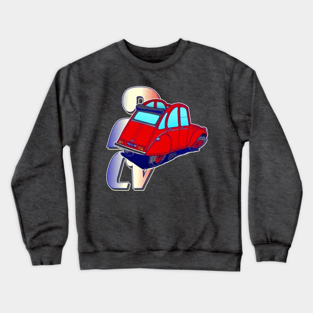 Iconic Citroen 2 CV Crewneck Sweatshirt by Andres7B9